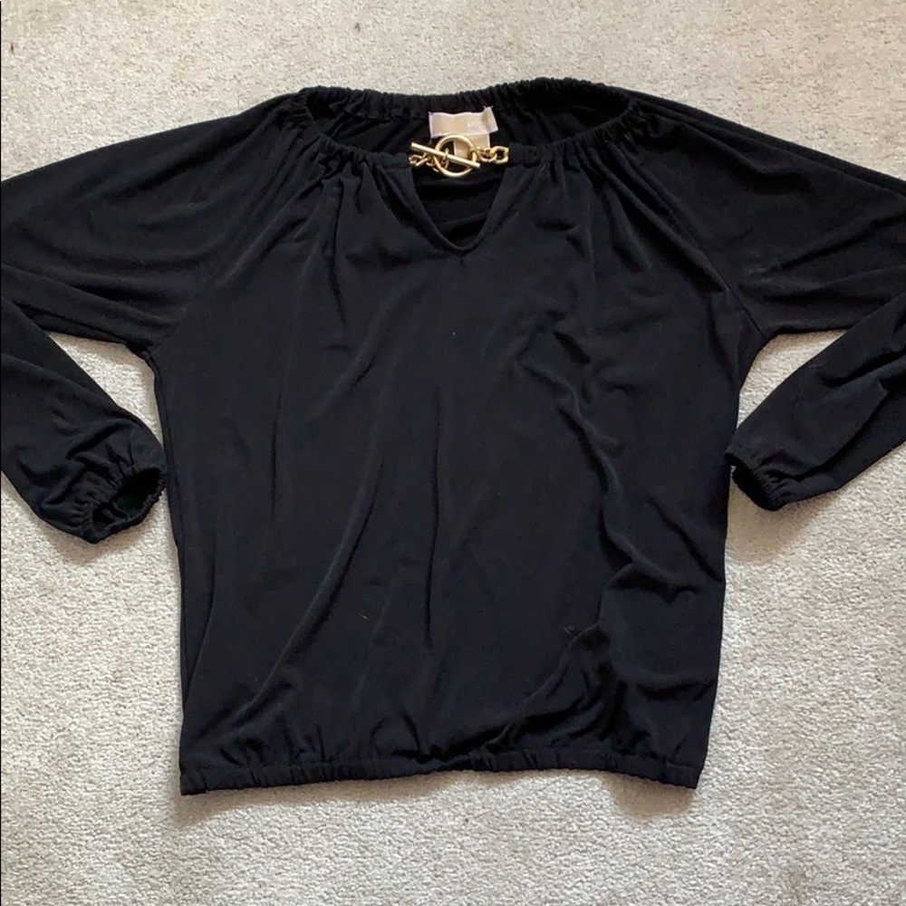 Women’s black Michael kors top petite p